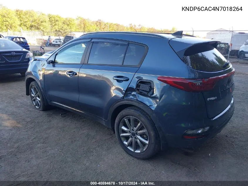 2022 Kia Sportage Nightfall Edition VIN: KNDP6CAC4N7018264 Lot: 40594678