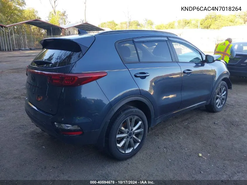 2022 Kia Sportage Nightfall Edition VIN: KNDP6CAC4N7018264 Lot: 40594678