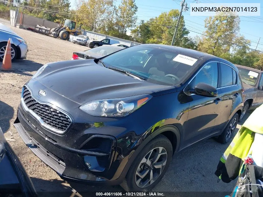 2022 Kia Sportage Lx VIN: KNDPM3AC2N7014123 Lot: 40611606