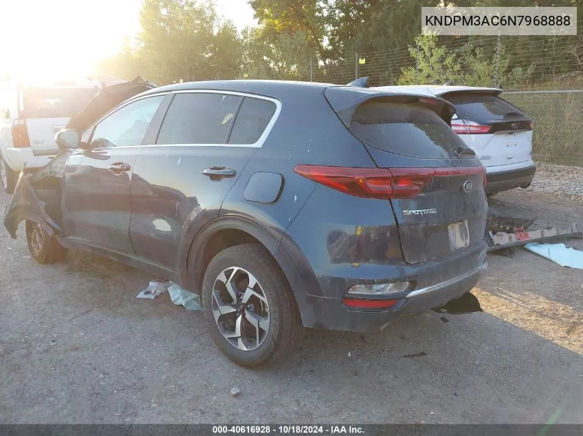 2022 Kia Sportage Lx VIN: KNDPM3AC6N7968888 Lot: 40616928