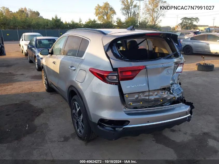 2022 Kia Sportage Ex VIN: KNDPNCAC7N7991027 Lot: 40624272