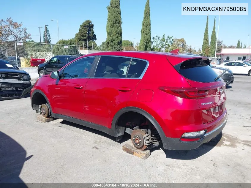 2022 Kia Sportage Lx VIN: KNDPM3ACXN7950085 Lot: 40643184