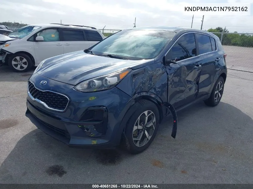 2022 Kia Sportage Lx VIN: KNDPM3AC1N7952162 Lot: 40651265