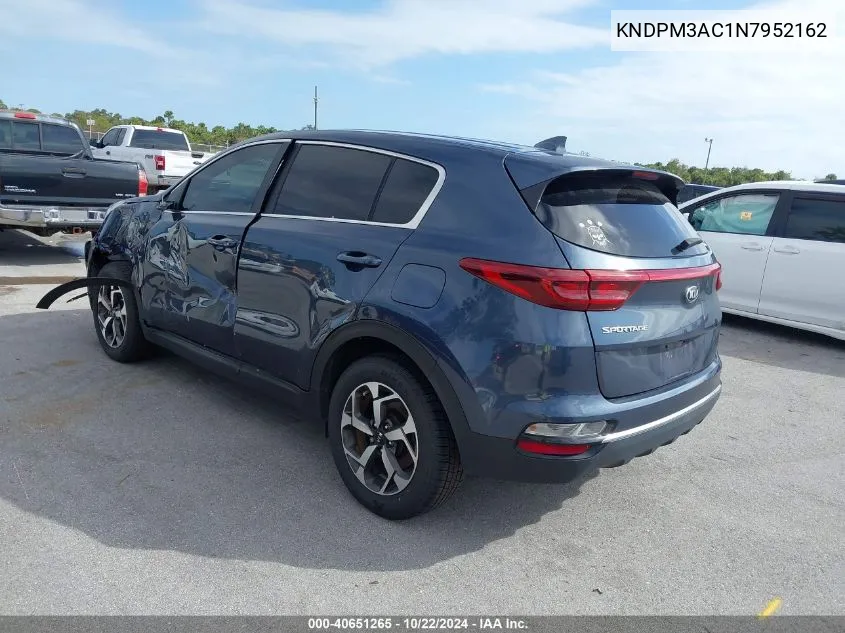 2022 Kia Sportage Lx VIN: KNDPM3AC1N7952162 Lot: 40651265