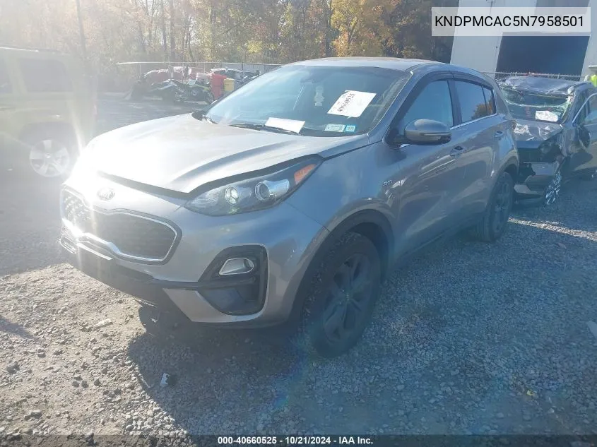 2022 Kia Sportage Lx VIN: KNDPMCAC5N7958501 Lot: 40660525