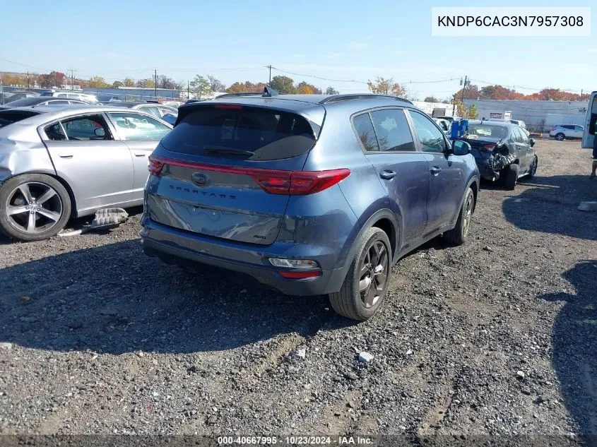 KNDP6CAC3N7957308 2022 Kia Sportage Nightfall Edition