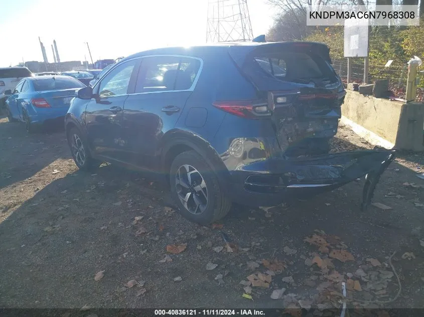 2022 Kia Sportage Lx VIN: KNDPM3AC6N7968308 Lot: 40836121