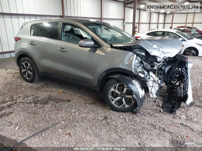 2022 Kia Sportage Lx VIN: KNDPMCACXN7970384 Lot: 40838767