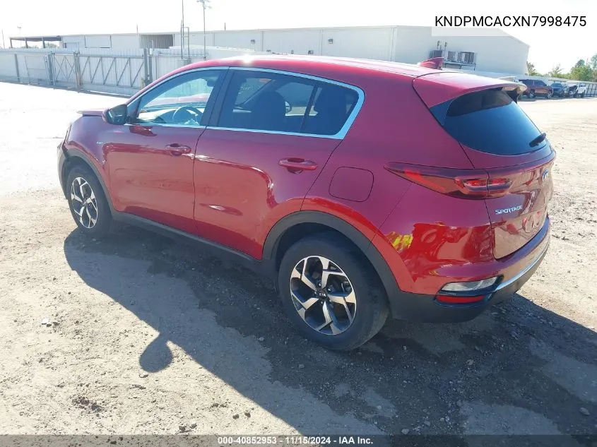 2022 Kia Sportage Lx VIN: KNDPMCACXN7998475 Lot: 40852953