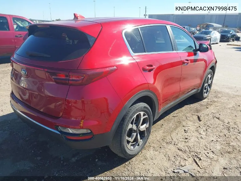 2022 Kia Sportage Lx VIN: KNDPMCACXN7998475 Lot: 40852953