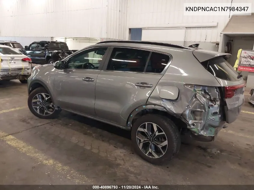 2022 Kia Sportage Ex VIN: KNDPNCAC1N7984347 Lot: 40896793