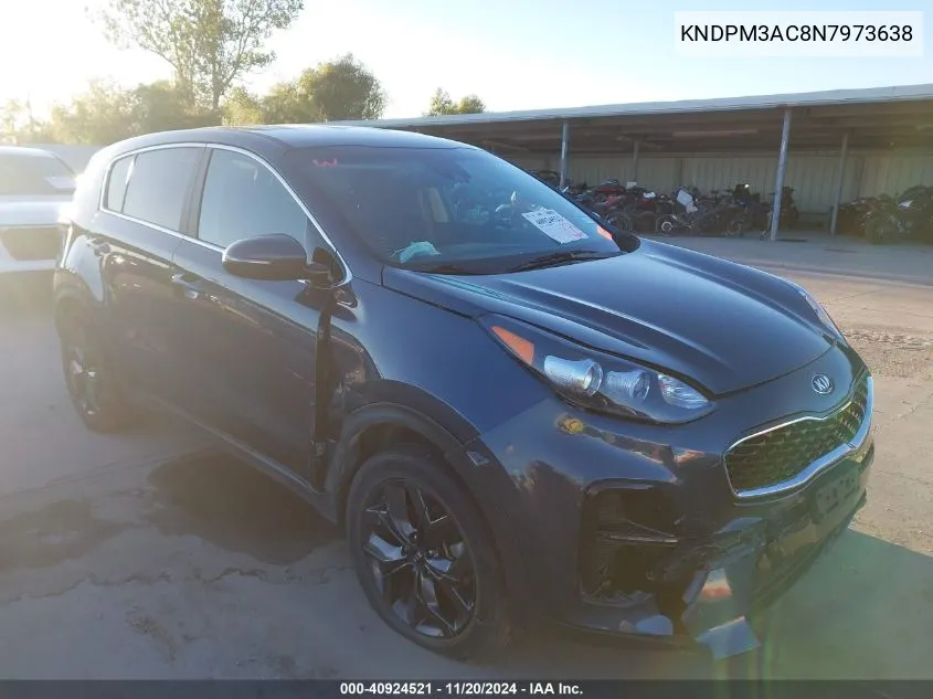 2022 Kia Sportage Lx VIN: KNDPM3AC8N7973638 Lot: 40924521