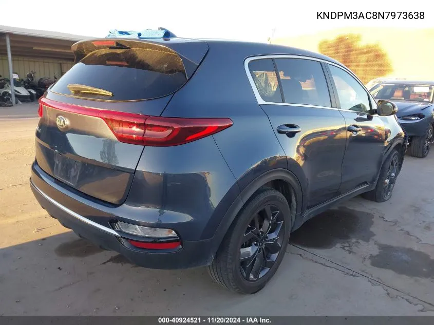 2022 Kia Sportage Lx VIN: KNDPM3AC8N7973638 Lot: 40924521