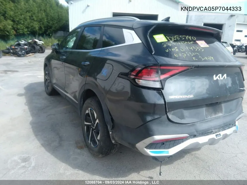 2023 Kia Sportage Hybrid VIN: KNDPVCAG5P7044333 Lot: 12085704