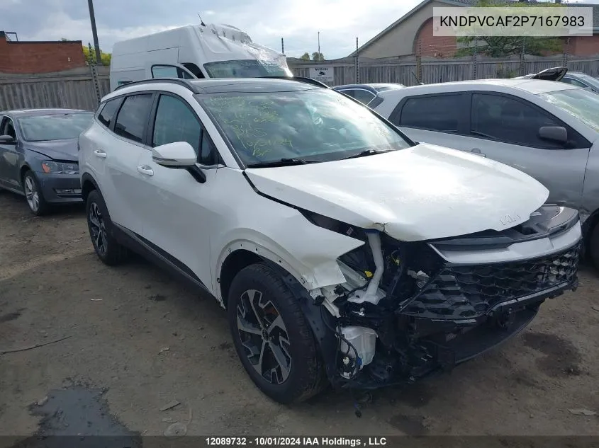 KNDPVCAF2P7167983 2023 Kia Sportage