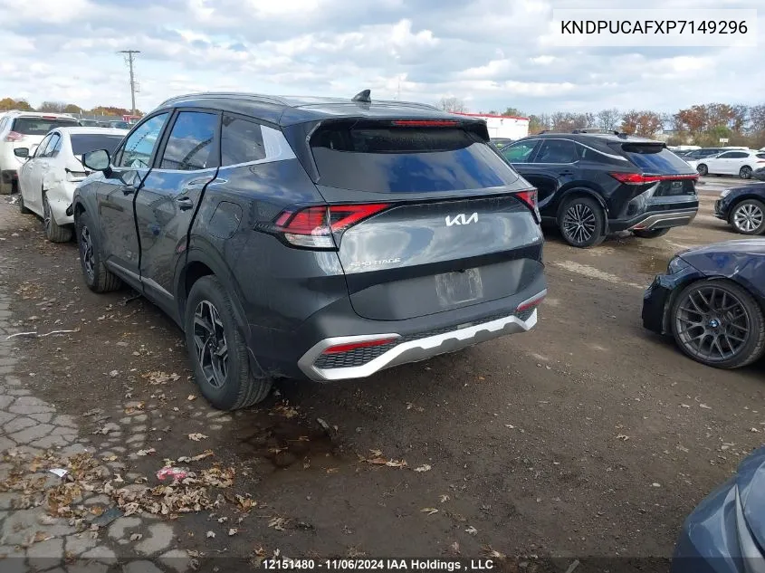 2023 Kia Sportage Lx VIN: KNDPUCAFXP7149296 Lot: 12151480