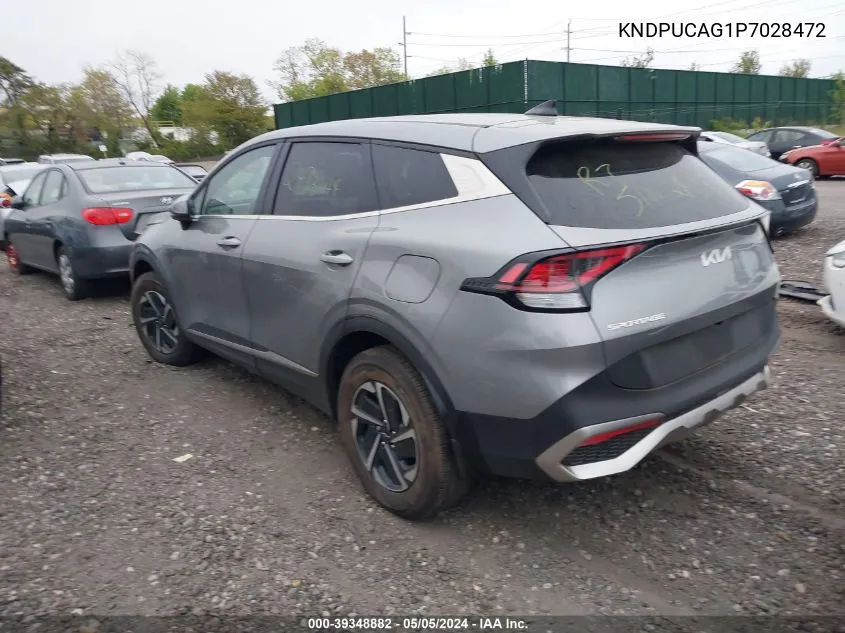 2023 Kia Sportage Hybrid Lx VIN: KNDPUCAG1P7028472 Lot: 39348882