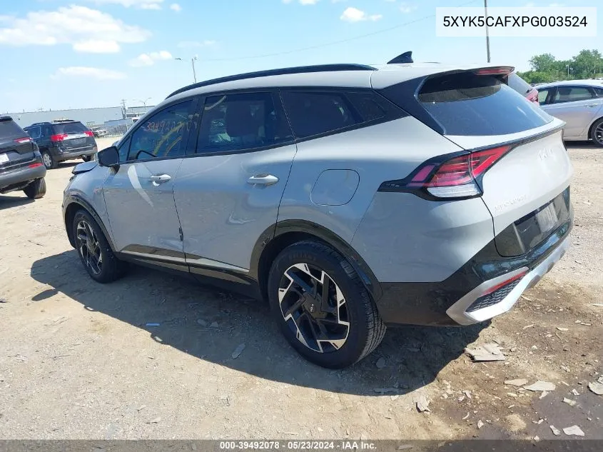 2023 Kia Sportage Sx-Prestige VIN: 5XYK5CAFXPG003524 Lot: 39492078