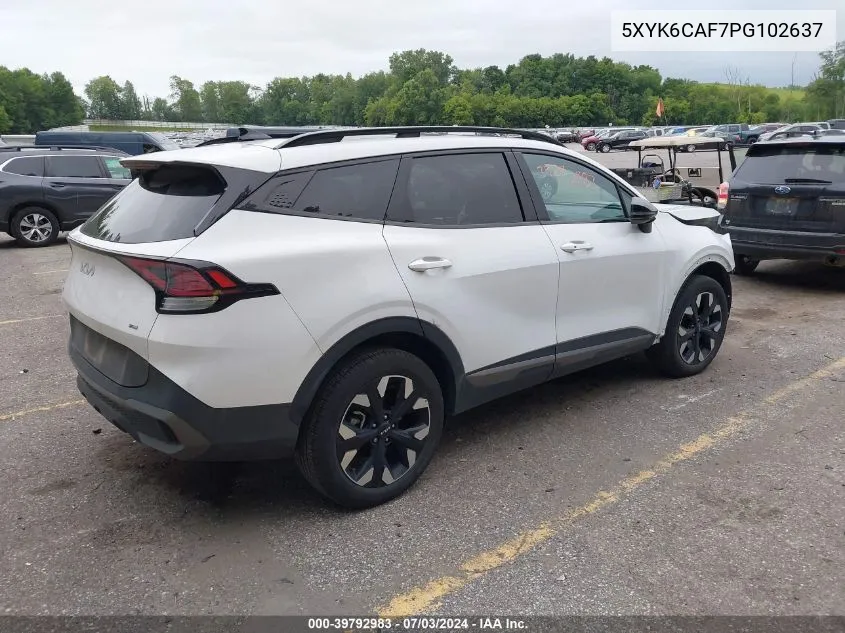 2023 Kia Sportage X-Line VIN: 5XYK6CAF7PG102637 Lot: 39792983