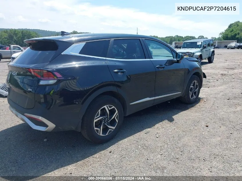 2023 Kia Sportage Lx VIN: KNDPUCAF2P7204615 Lot: 39866086