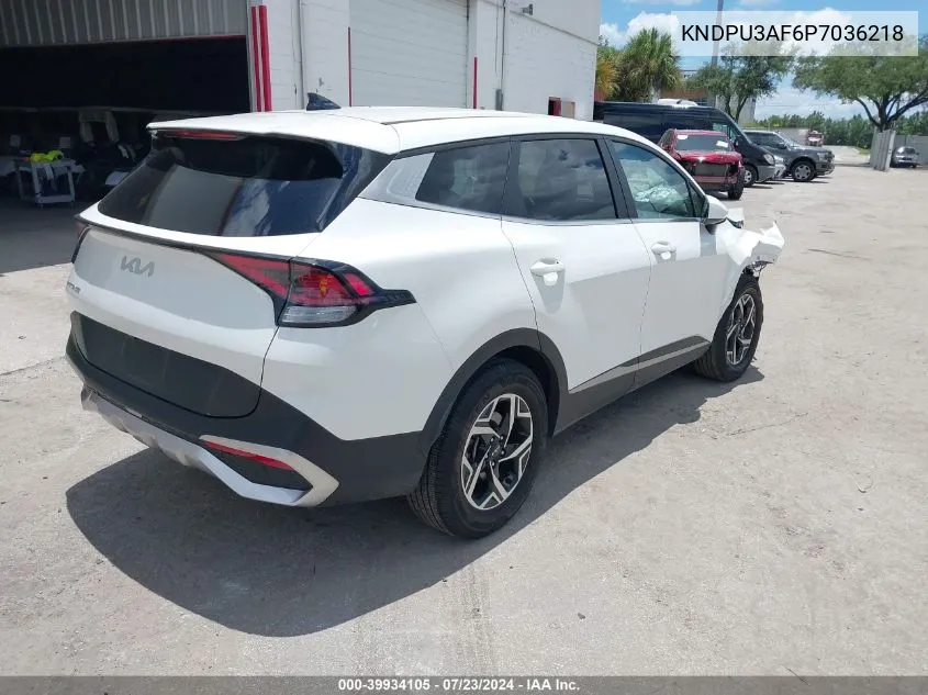 2023 Kia Sportage Lx VIN: KNDPU3AF6P7036218 Lot: 39934105