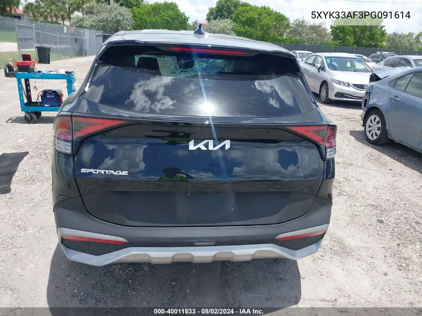 2023 Kia Sportage Ex VIN: 5XYK33AF3PG091614 Lot: 40011833