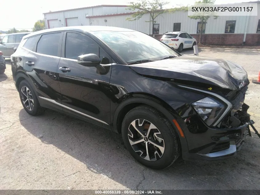 2023 Kia Sportage Ex VIN: 5XYK33AF2PG001157 Lot: 40058339