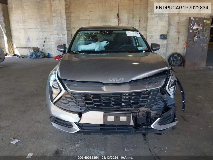 2023 Kia Sportage Lx VIN: KNDPUCAG1P7022834 Lot: 40068354