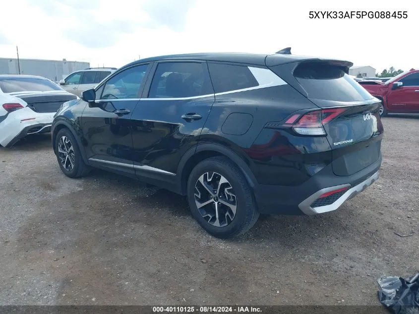 2023 Kia Sportage Ex VIN: 5XYK33AF5PG088455 Lot: 40110125