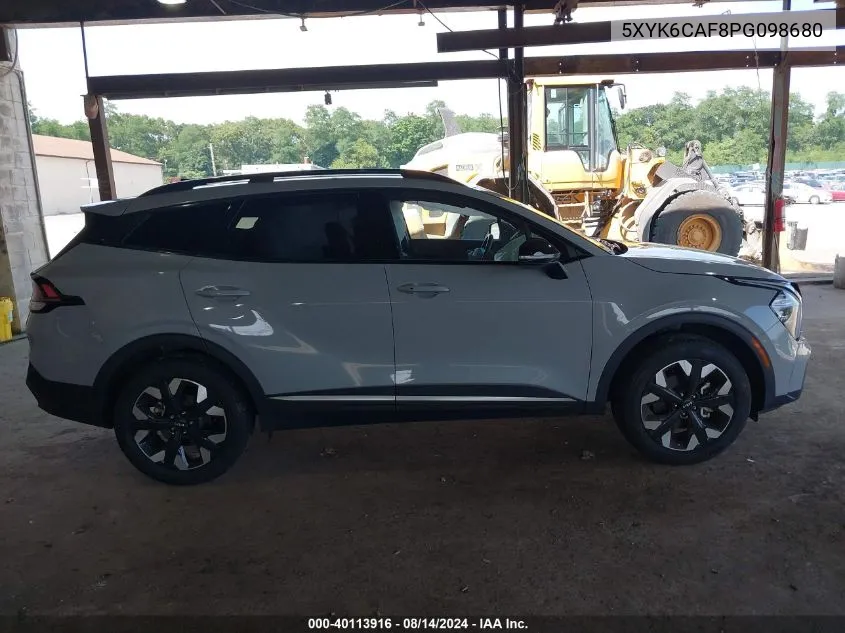 2023 Kia Sportage X-Line VIN: 5XYK6CAF8PG098680 Lot: 40113916