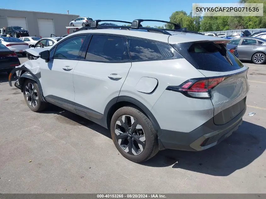 5XYK6CAF2PG071636 2023 Kia Sportage X-Line