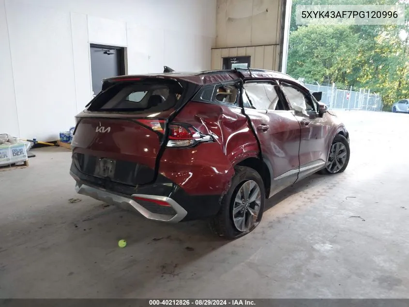 2023 Kia Sportage Sx VIN: 5XYK43AF7PG120996 Lot: 40212826