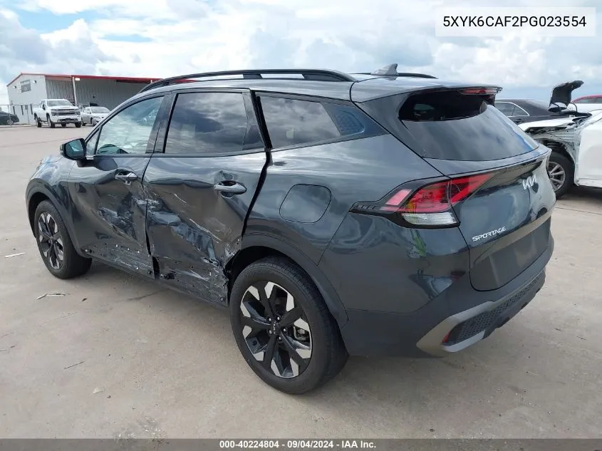 2023 Kia Sportage X-Line VIN: 5XYK6CAF2PG023554 Lot: 40224804