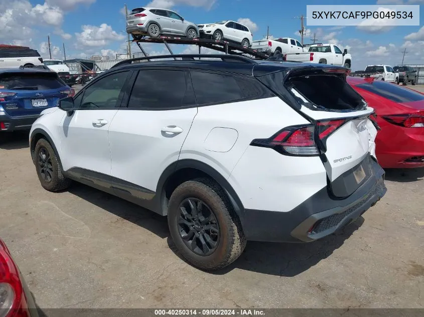 2023 Kia Sportage X-Pro/X-Pro Prestige VIN: 5XYK7CAF9PG049534 Lot: 40250314