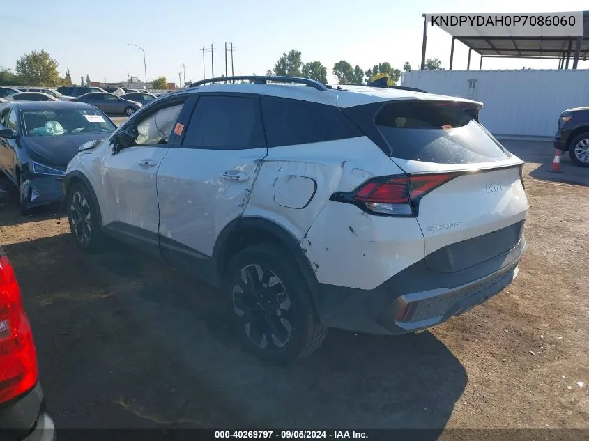 2023 Kia Sportage X Line VIN: KNDPYDAH0P7086060 Lot: 40269797