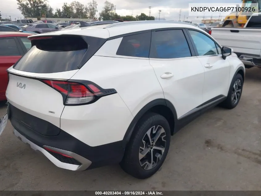 2023 Kia Sportage Hybrid Ex VIN: KNDPVCAG6P7100926 Lot: 40283404