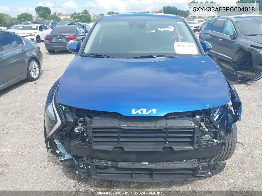 2023 Kia Sportage Ex VIN: 5XYK33AF3PG004018 Lot: 40327318