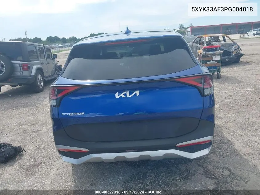 2023 Kia Sportage Ex VIN: 5XYK33AF3PG004018 Lot: 40327318