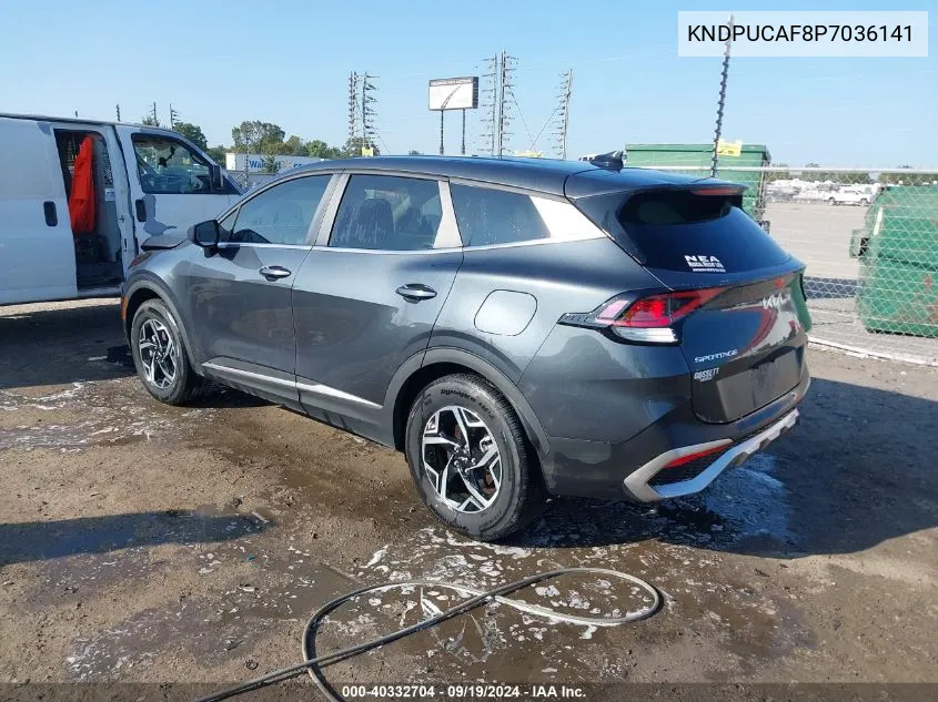 2023 Kia Sportage Lx VIN: KNDPUCAF8P7036141 Lot: 40332704