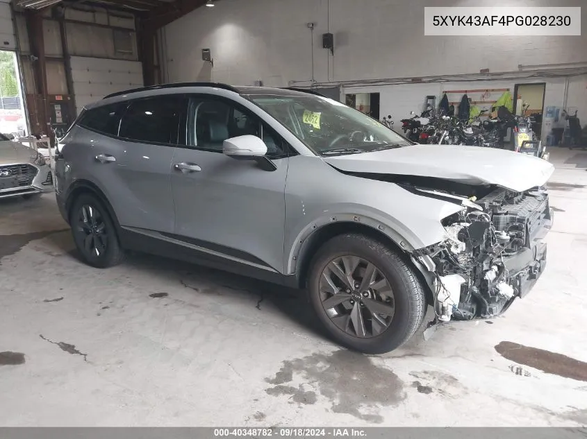 2023 Kia Sportage Sx VIN: 5XYK43AF4PG028230 Lot: 40348782