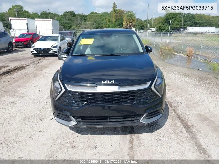 2023 Kia Sportage Ex VIN: 5XYK33AF5PG033715 Lot: 40350015