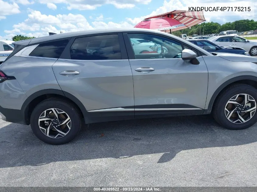 2023 Kia Sportage Lx VIN: KNDPUCAF4P7175215 Lot: 40389522