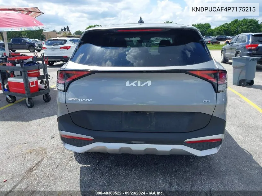 2023 Kia Sportage Lx VIN: KNDPUCAF4P7175215 Lot: 40389522