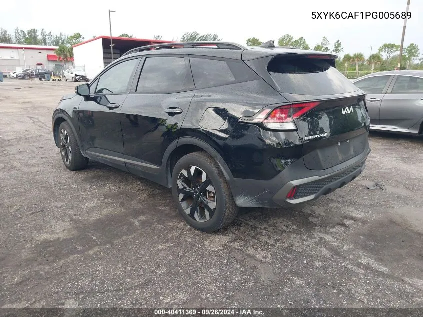 2023 Kia Sportage X Line VIN: 5XYK6CAF1PG005689 Lot: 40411369