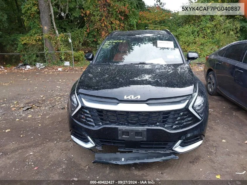 2023 Kia Sportage Sx VIN: 5XYK4CAF7PG040887 Lot: 40422427