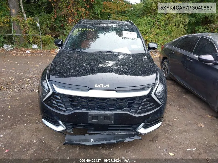 2023 Kia Sportage Sx VIN: 5XYK4CAF7PG040887 Lot: 40422427