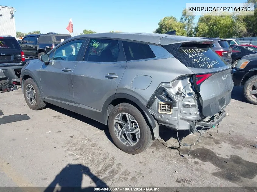 2023 Kia Sportage Lx VIN: KNDPUCAF4P7164750 Lot: 40456607