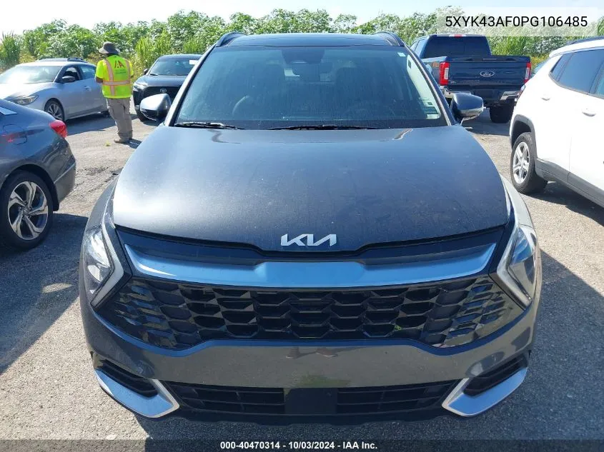 2023 Kia Sportage Sx VIN: 5XYK43AF0PG106485 Lot: 40470314