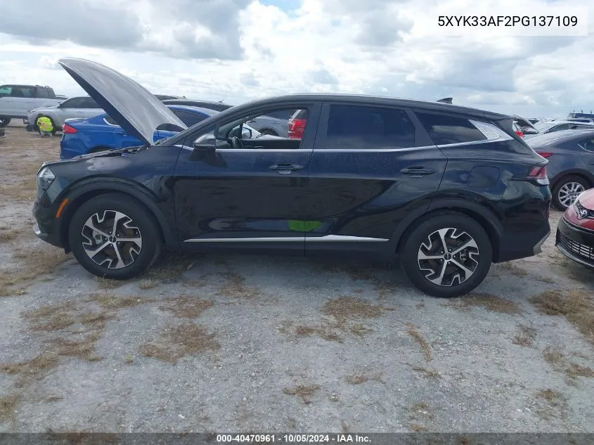 2023 Kia Sportage Ex VIN: 5XYK33AF2PG137109 Lot: 40470961