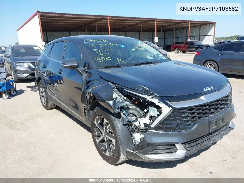 2023 Kia Sportage Ex VIN: KNDPV3AF9P7103682 Lot: 40483509